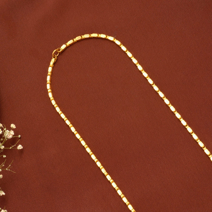 Majestic Fine Vertical Gold Chain for Men