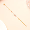 Charm Rose Gold Balls with Bracelet for Women