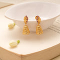 Traditional Bell Shape Casting Golden Jhumkas