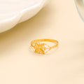 Structured Design Gold Ring