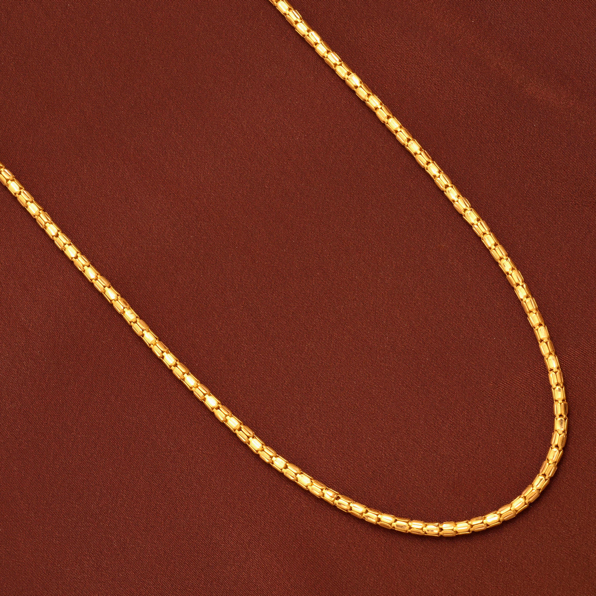 Royal Rounded Box Link Gold Chain