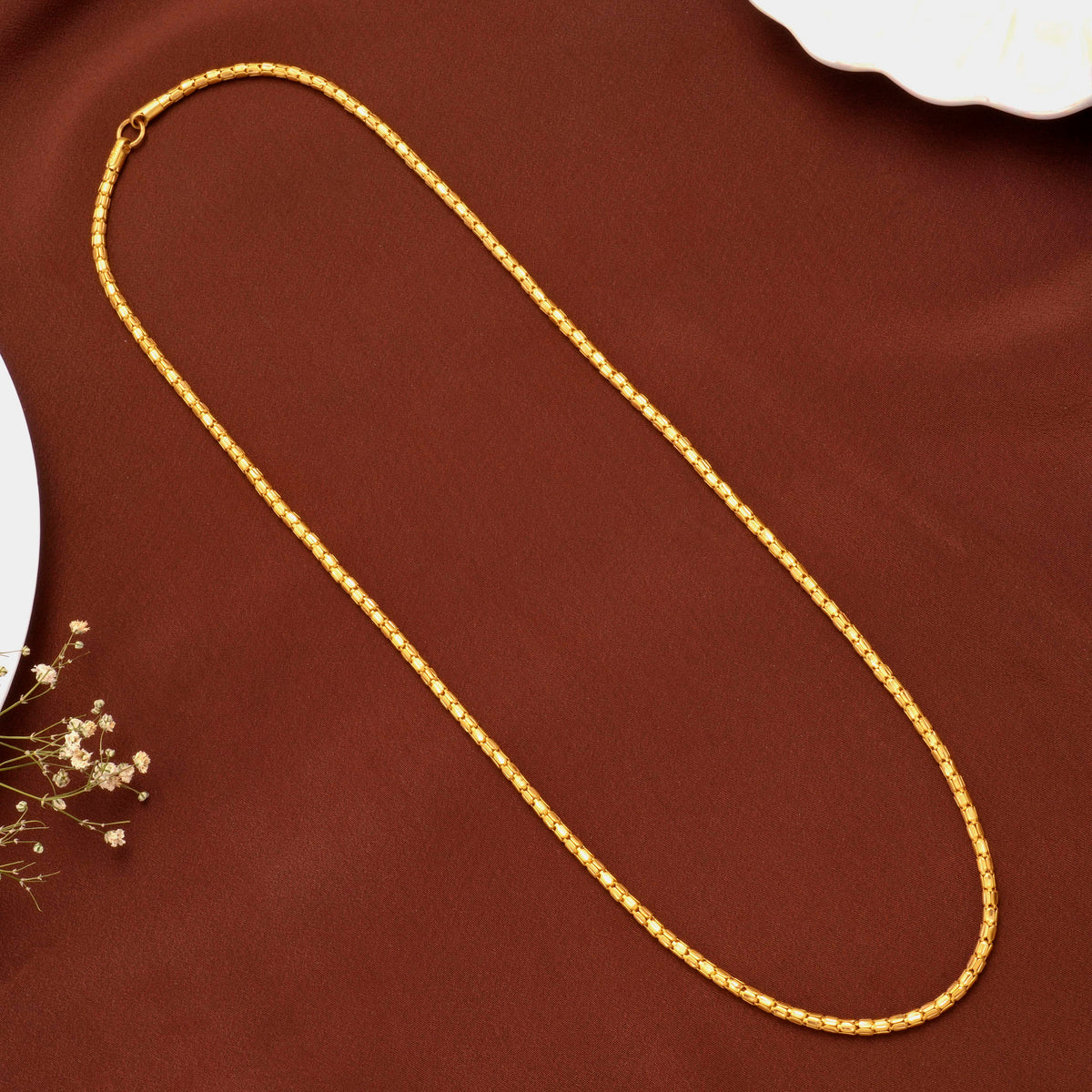 Royal Rounded Box Link Gold Chain
