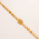 Centre Geometric Pattern Gold Bracelet