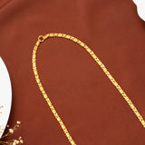 Heritage Floral Pattern Gold Chain for Men