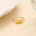 Simple Blossom Gold Ring