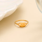 Simple Blossom Gold Ring