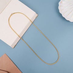 Stylish Gold Smooth Classic Chain