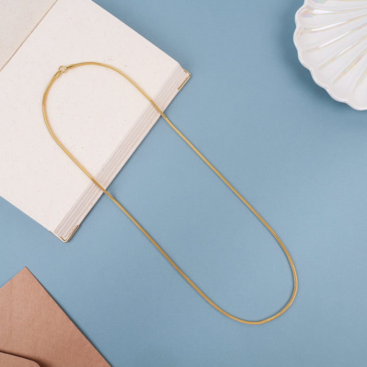 Stylish Gold Smooth Classic Chain