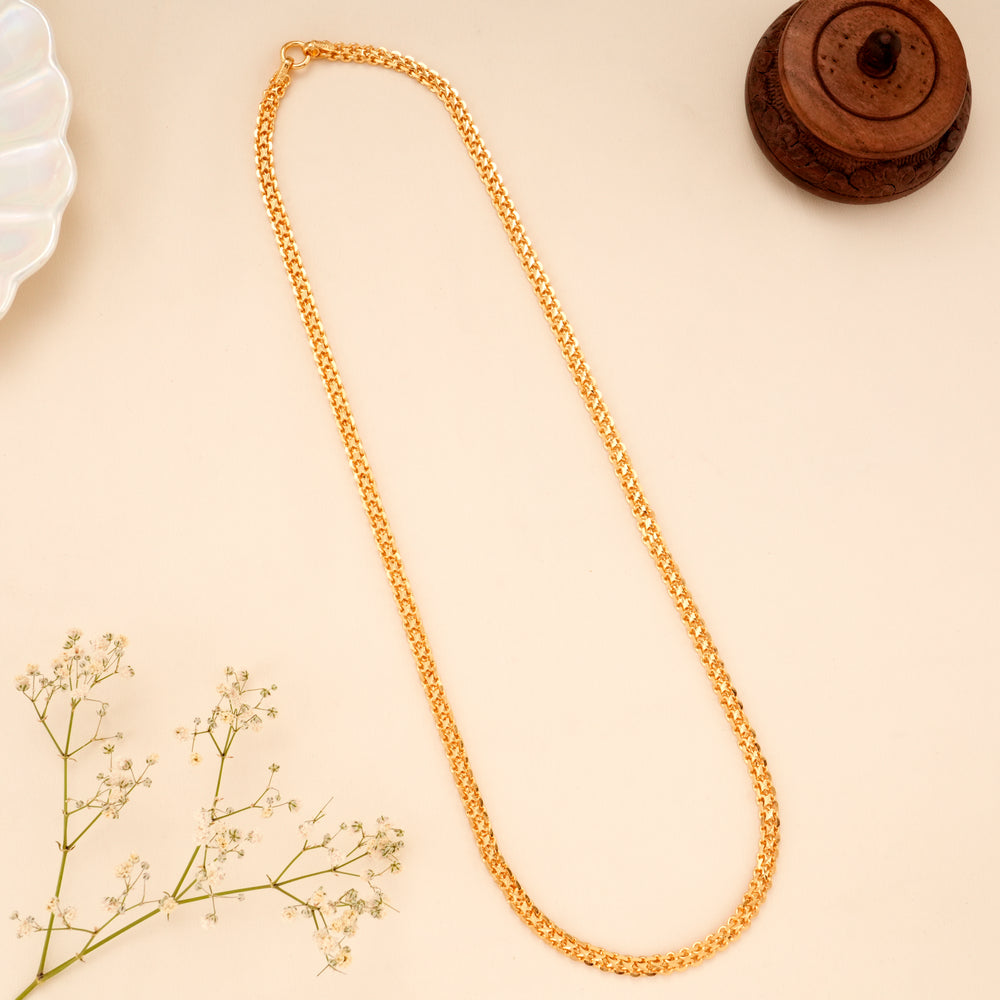 Imperial Mesh Gold Plated Chain