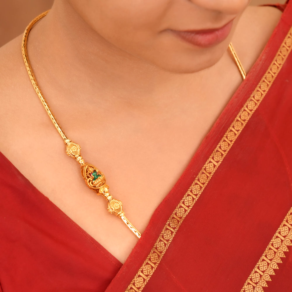 Grace of Goddess Lakshmi Mugappu Chain