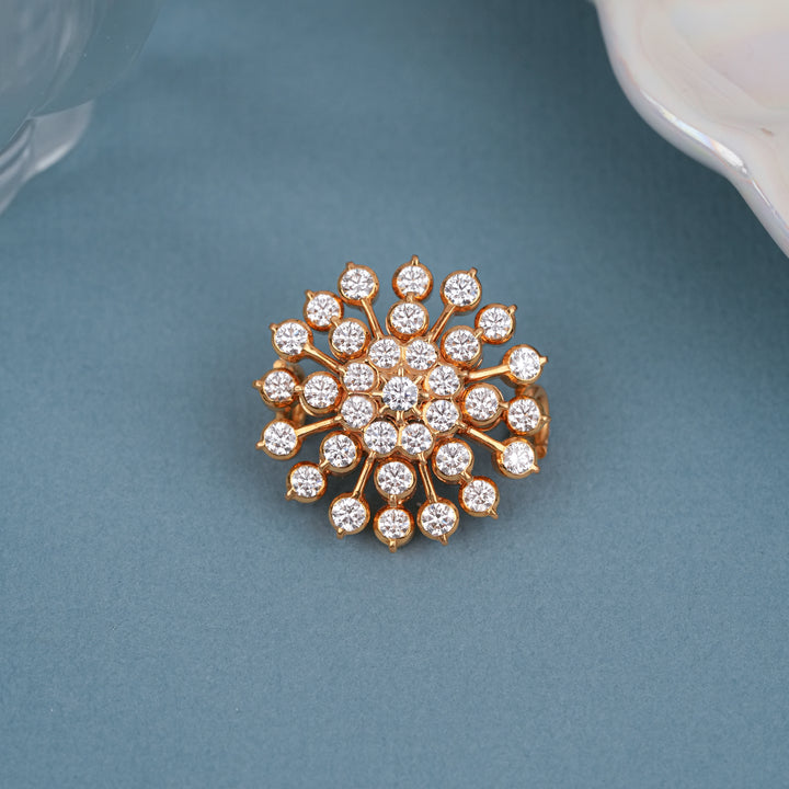 Dazzling Starburst Design Diamond Mugappu