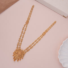 Blooming Flower Casting Design Gold Haram