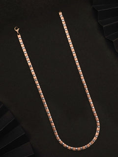 Matte Finish Rose Gold Chain for Men