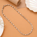 Regal Silver Hexagon Link Chain for Men
