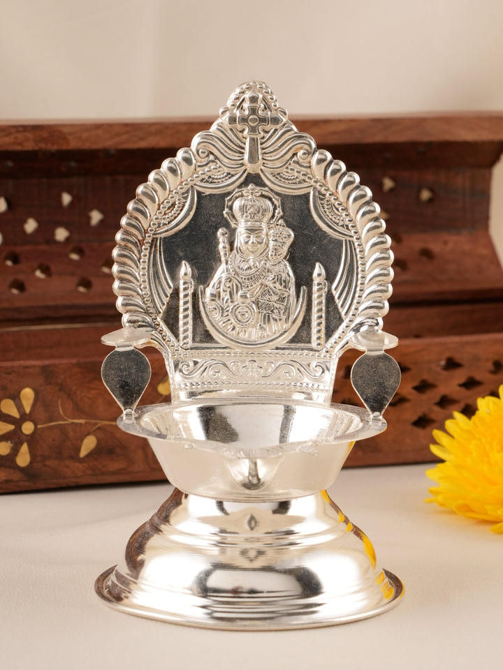 Matha Mother Mary Vilakku in Silver