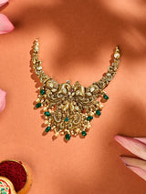 Divine Lakshmi Malhar Temple Necklace