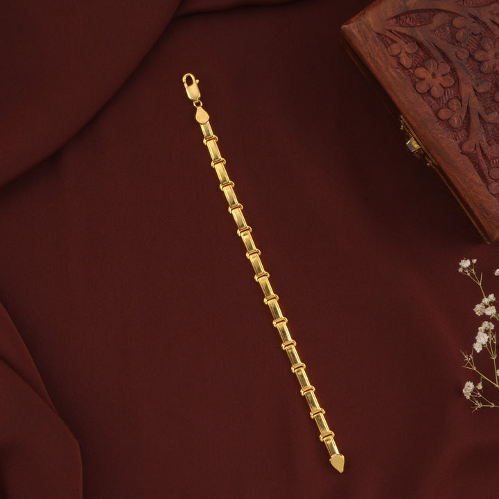 Nawabi Silver Gold-Plated Bracelet