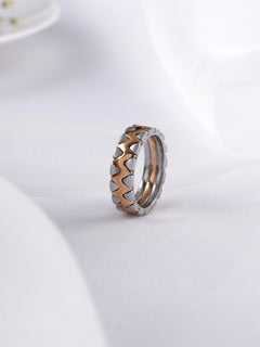 Geometric Zigzag Ring
