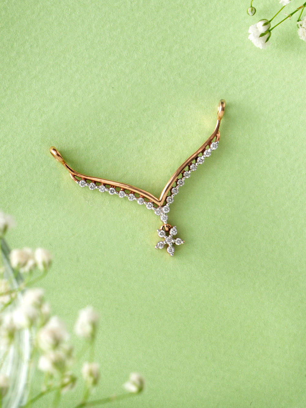 Mangal sutra Diamond Pendant