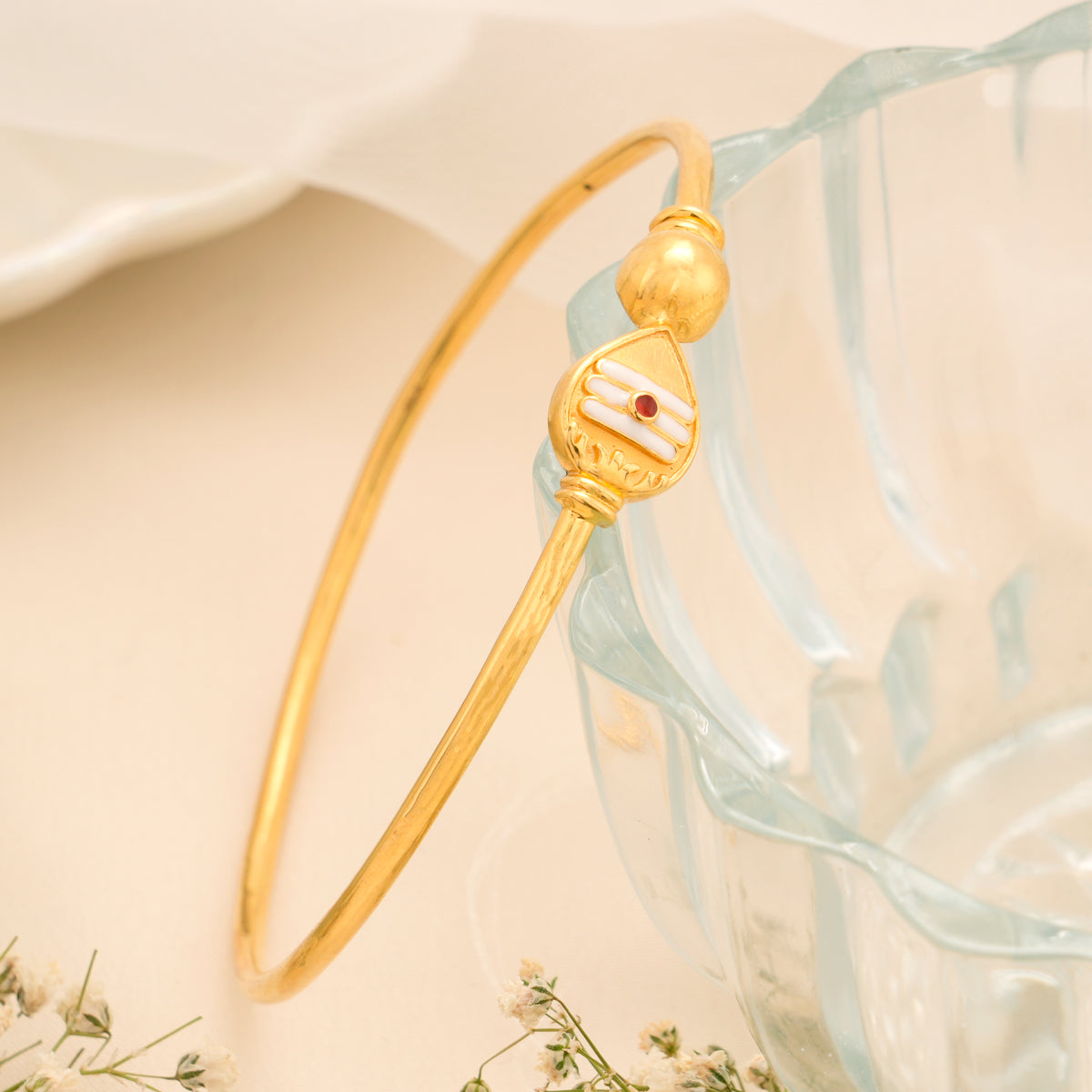 Murugan Vel Stone Gold Men's Kada