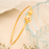 Murugan Vel Stone Gold Men's Kada