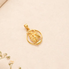 Lord Ram Darbar Golden Pendant