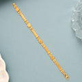 Classic Interlocking Gold Bracelet for Men