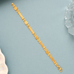 Classic Interlocking Gold Bracelet for Men
