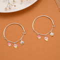 Ice Cream Cup Cake Silver Baby Bangle