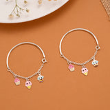 Ice Cream Cup Cake Silver Baby Bangle