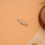 Romantic Couple Embrace Silver Pendant