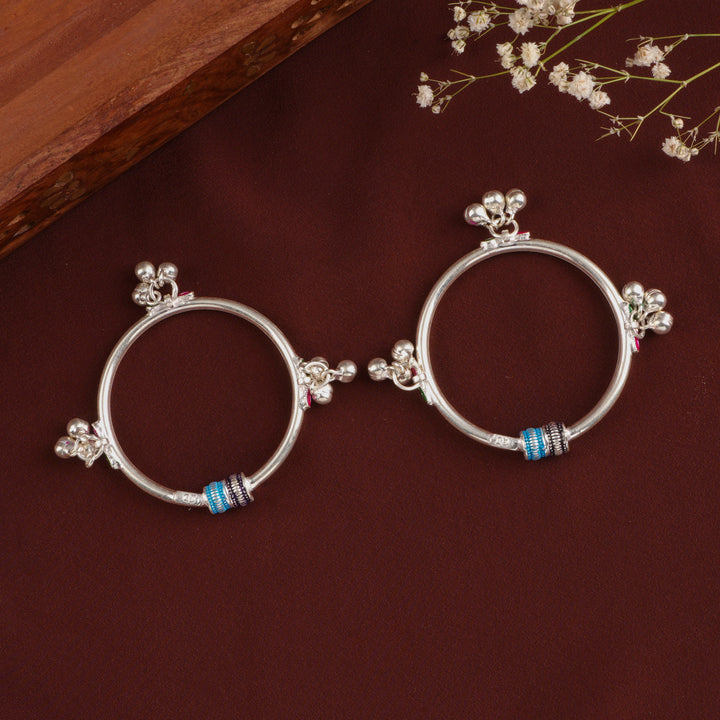 Simple Lining Design Silver Thandai