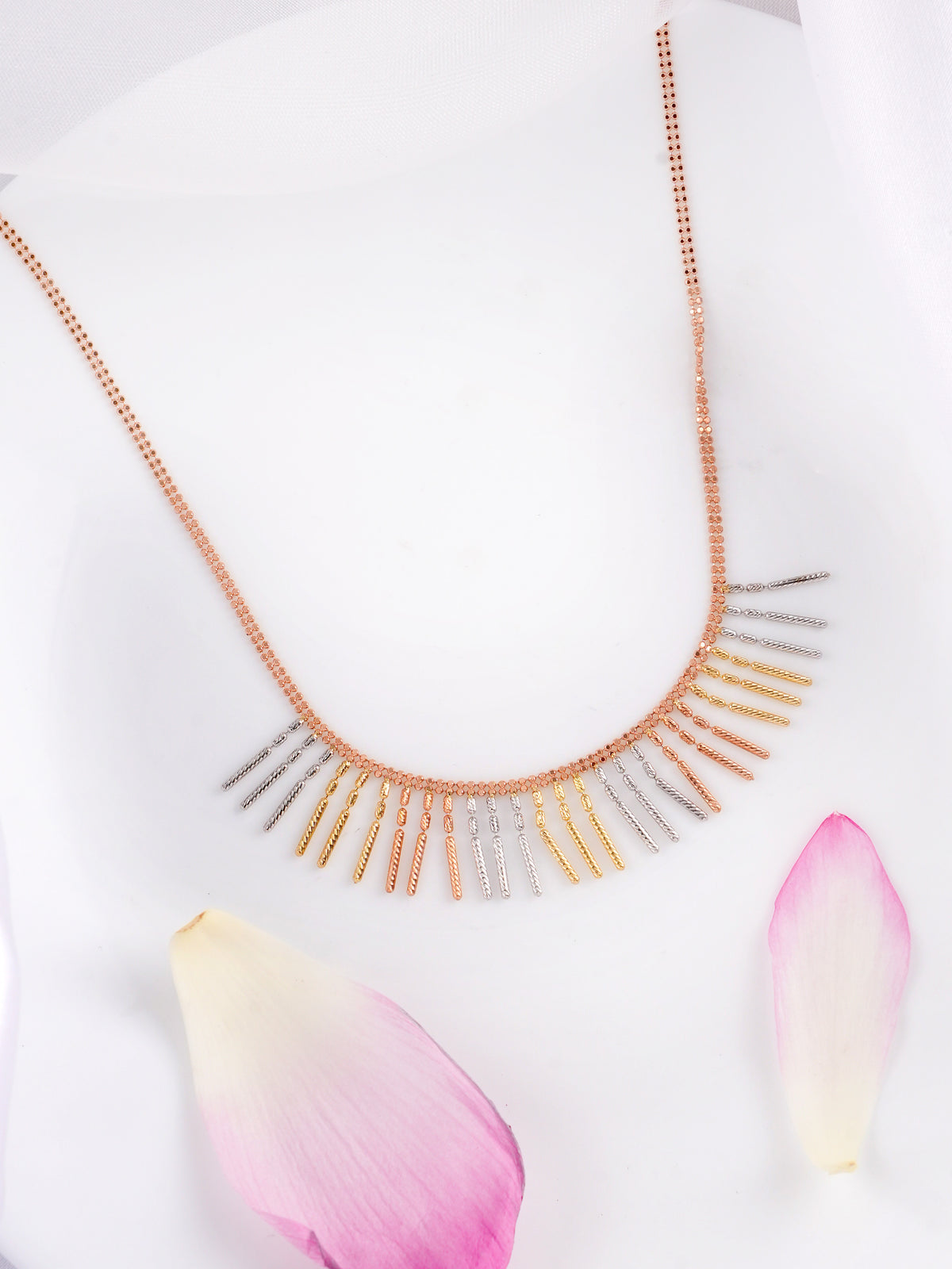 Bib Stick Rose Gold Chain