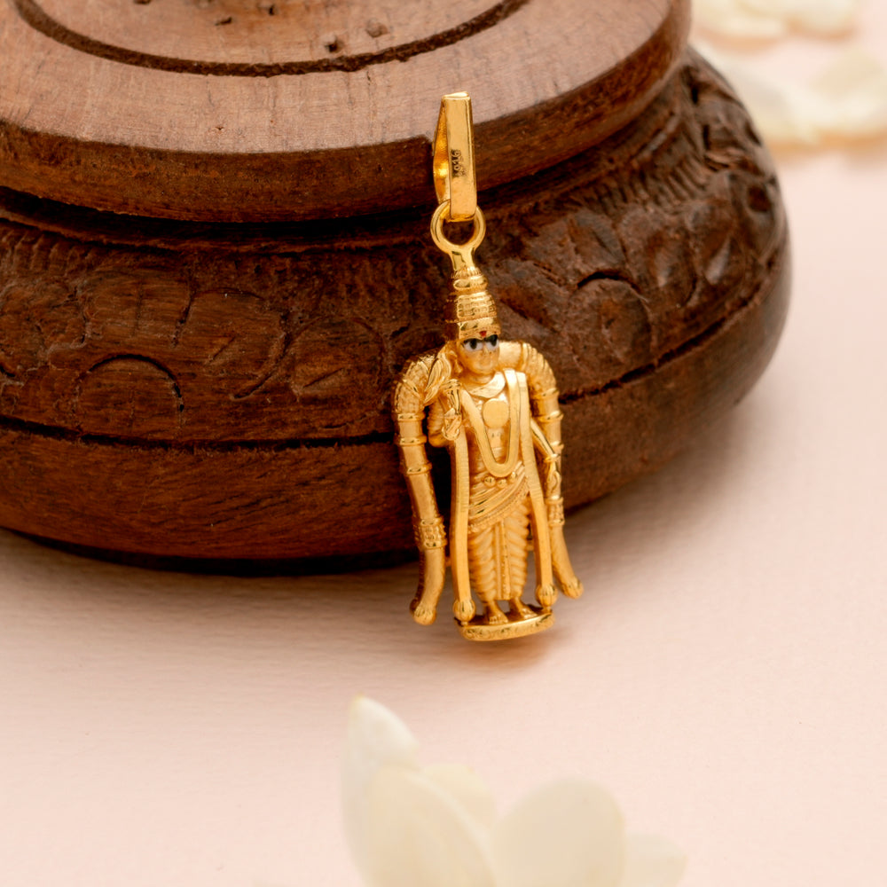 Divine Gold Meenakshi Amman Pendant