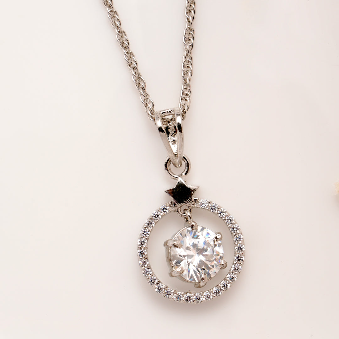 Modern Drizzle Drop Silver Chain