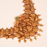 Divine Lakshmi Design Gold Necklace