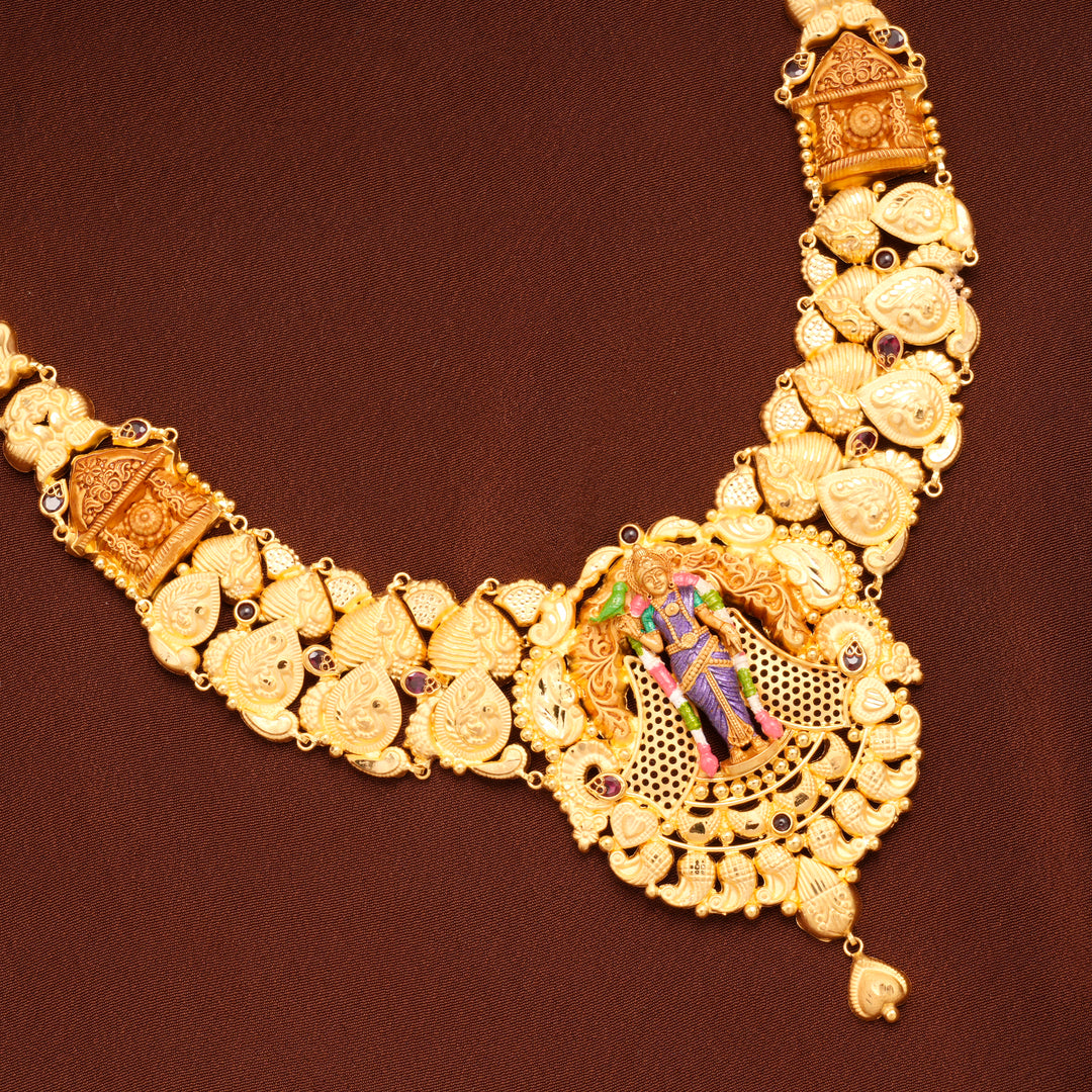 Heritage Sri Meenatchi Gold Necklace