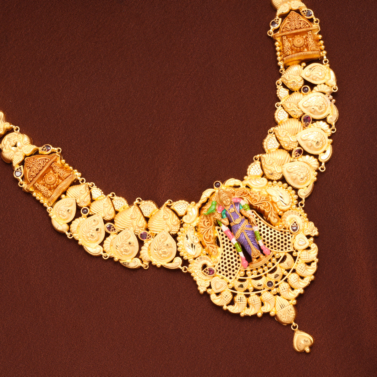 Heritage Sri Meenatchi Gold Necklace