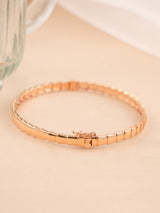 Rose Gold Serpenti Viper Flexible Kada