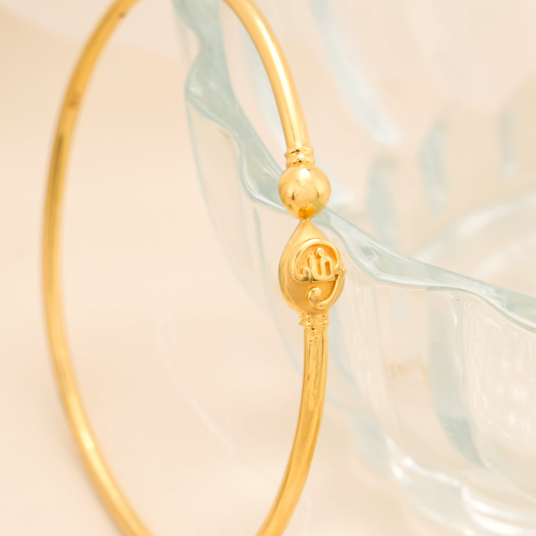 Classic Murugan Om Design Gold Kada