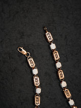 Rose Gold Celestial Box Men's Chain