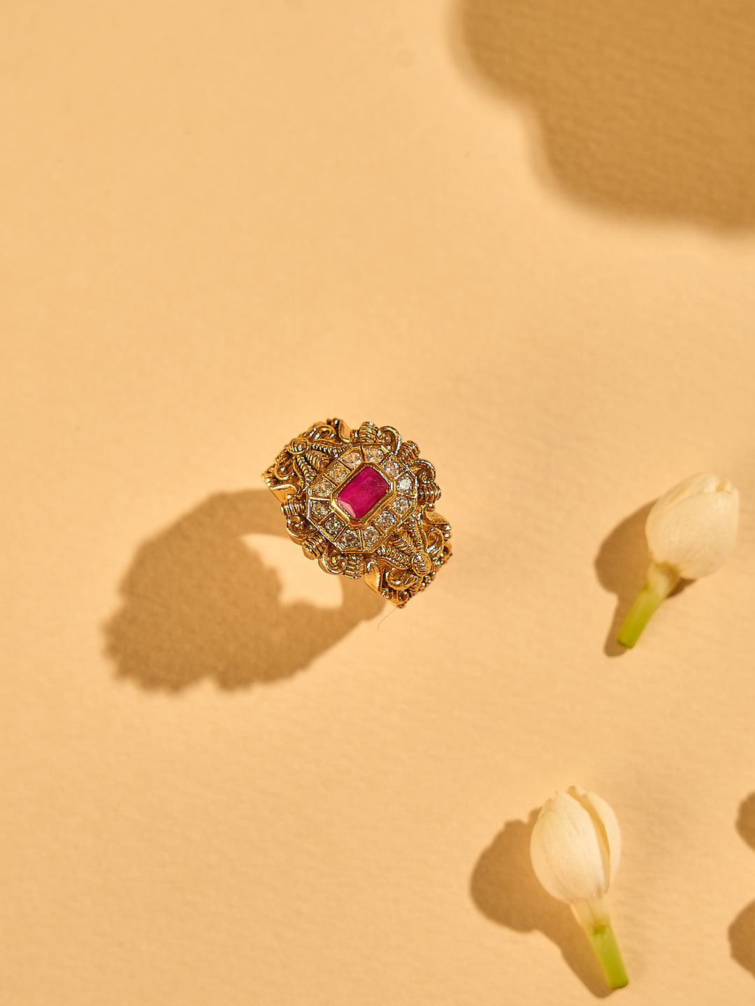 Polki Kundan Ring