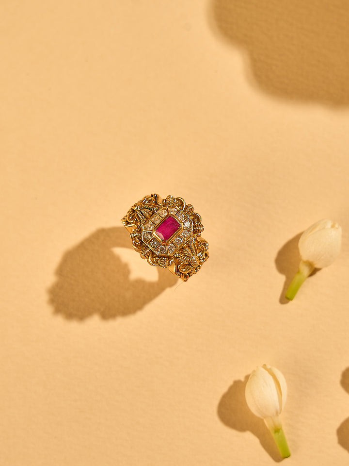 Polki Kundan Ring