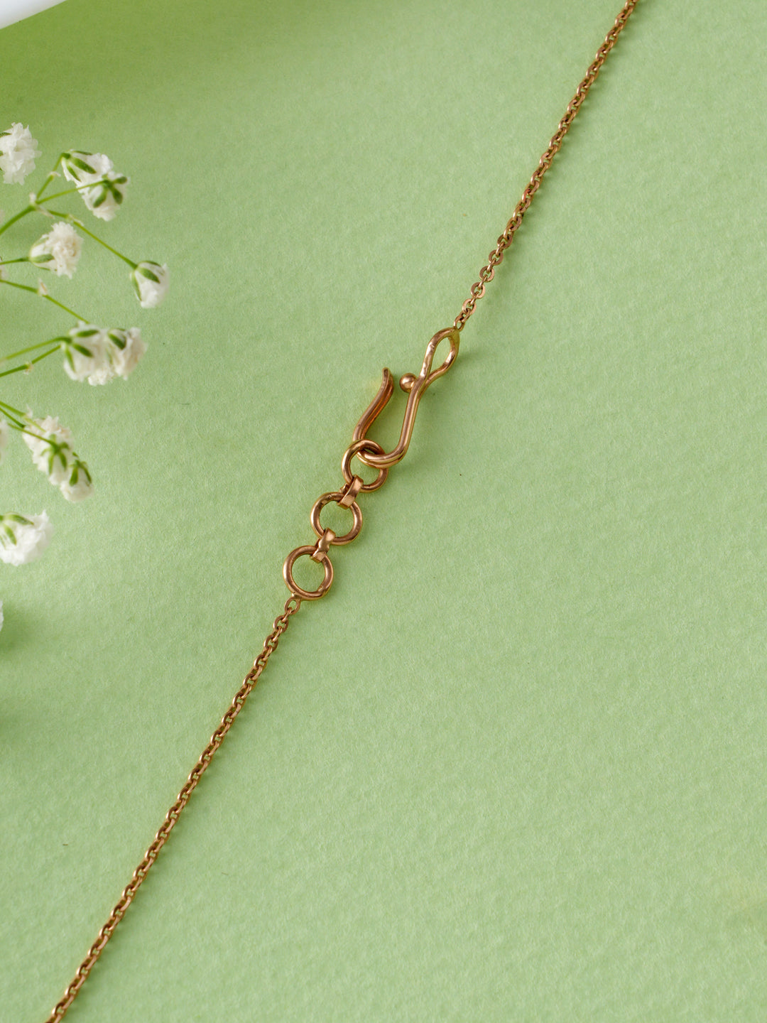 Yellow and Blue Sapphire Rose Gold Diamond chain