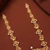 Antique Floral Ruby & Emerald Beads Gold Haram