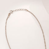 Modern Drizzle Drop Silver Chain