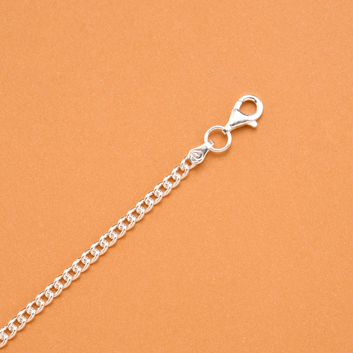 Cheerful Yellow Sun Charm Silver Baby Bracelet