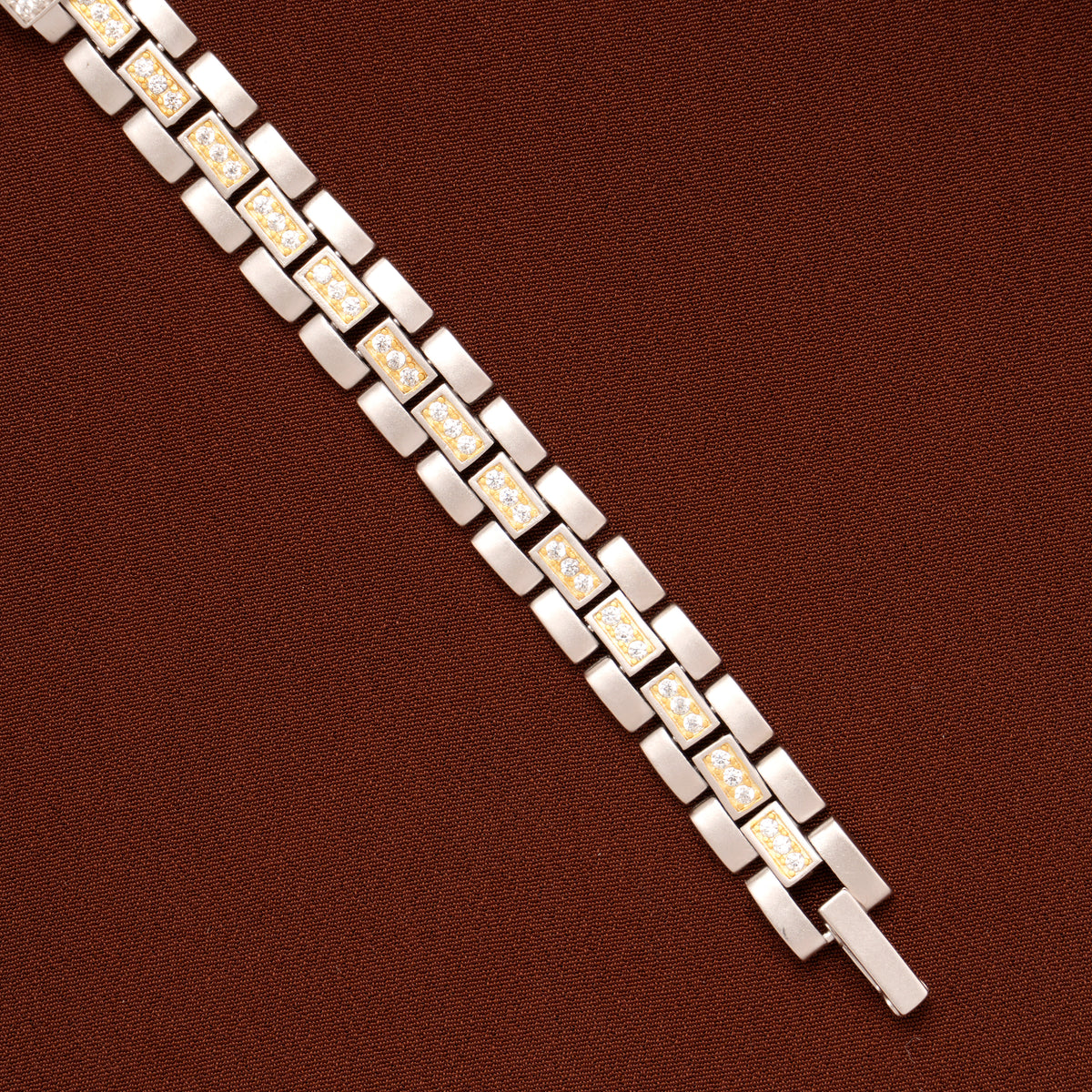 Premium Stone Silver Bracelet for Men