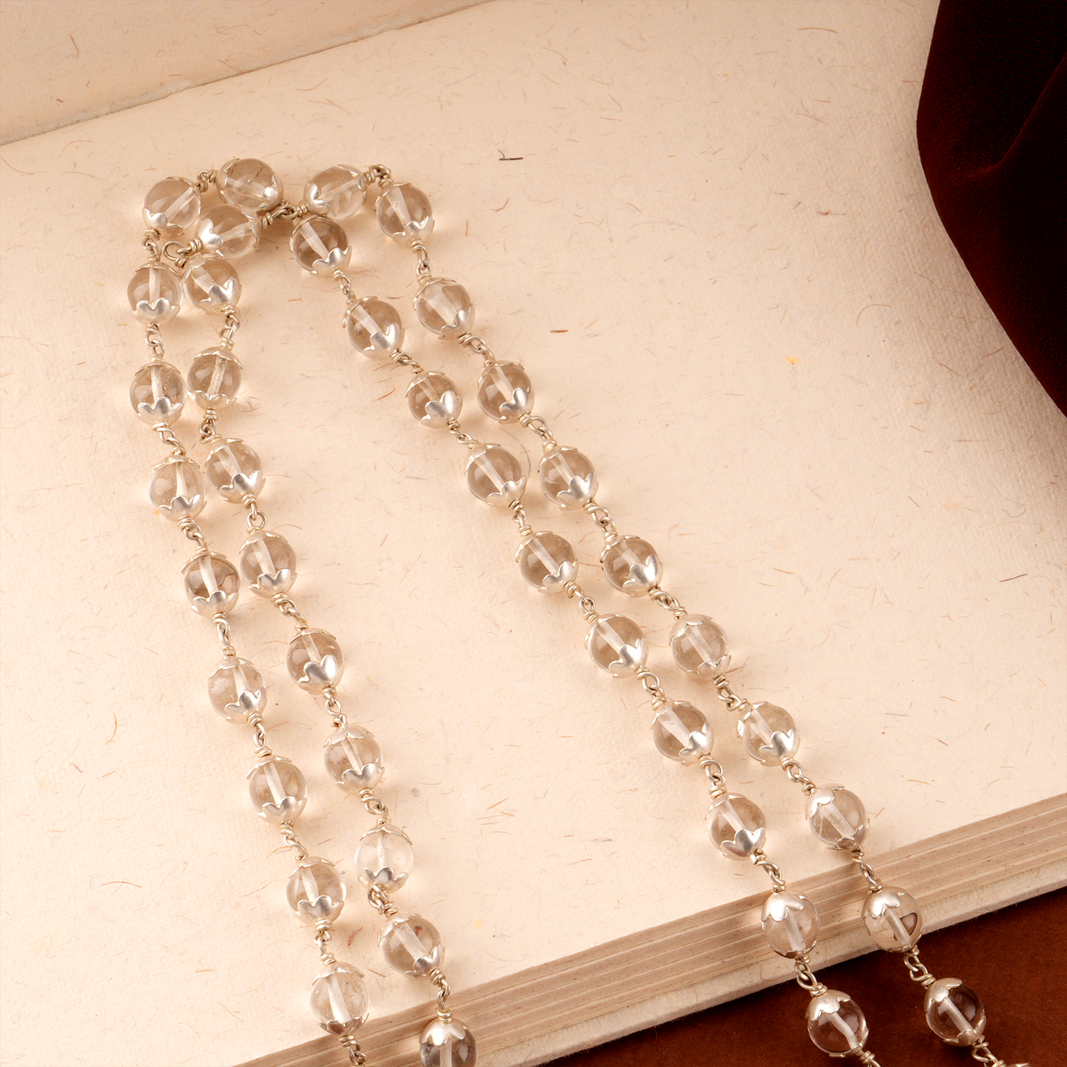 Sacred Spadigam Silver Traditional Malai