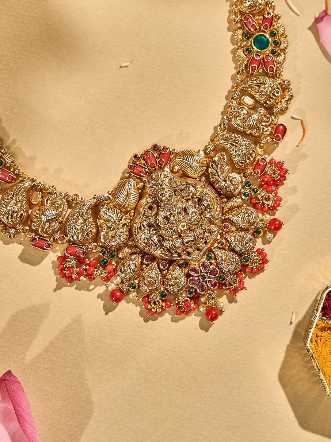 Antique Peacock Necklace